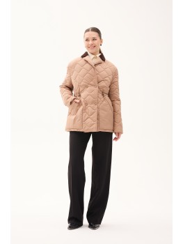 Жіноча куртка (С-376) капучино