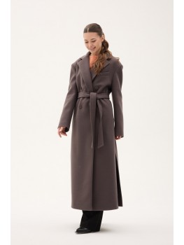 Жіноче двобортне пальто (Д-078) фенікс візон