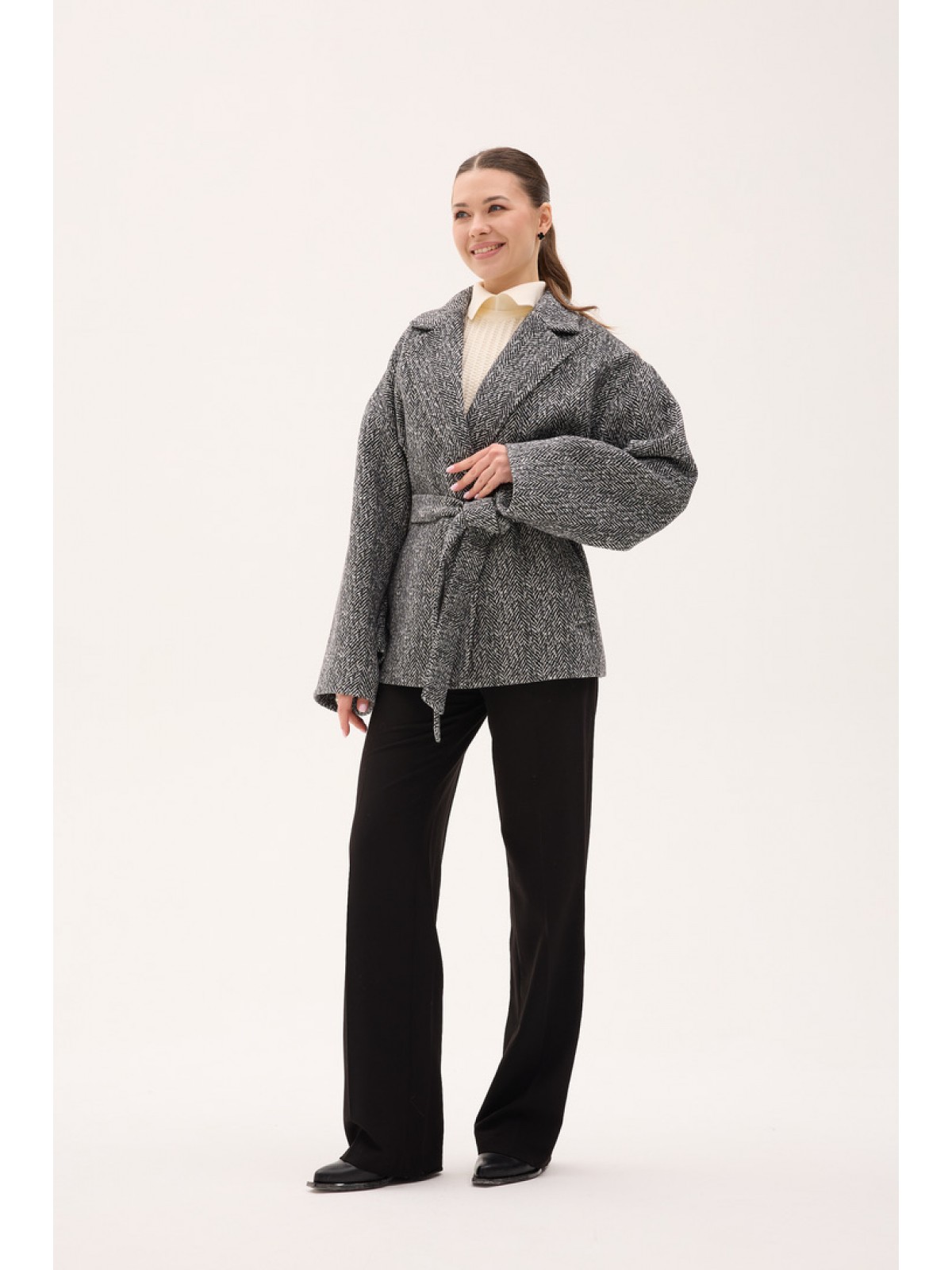 Д-096 твід сірий