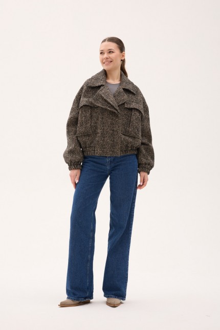 Д-098 твід коричневий